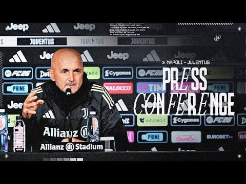 La CONFERENZA STAMPA di Mister SPALLETTI alla vigilia di Napoli-Juventus 🎙️