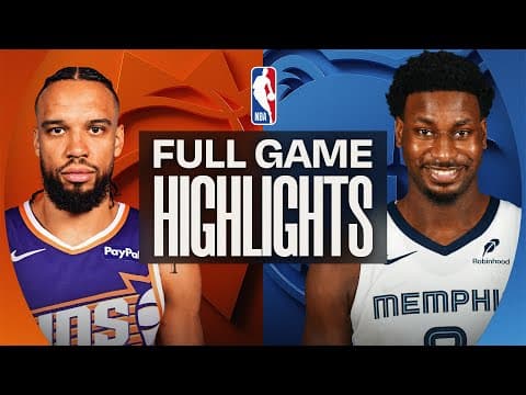 SUNS at GRIZZLIES | FULL GAME HIGHLIGHTS | January 7, 2026