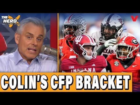 Colin Cowherd's College Football Playoff Bracket: Alabama-Oklahoma, Miami-Texas A&M | THE HERD