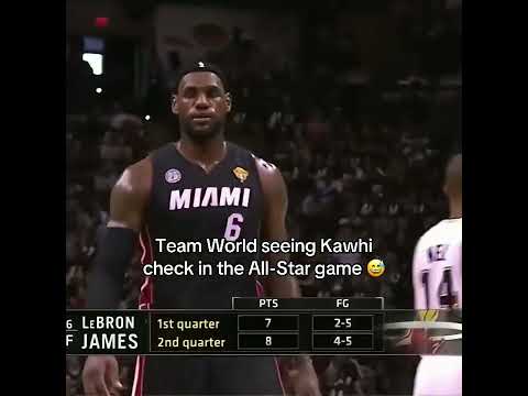 KAWHI TOOK OVER 😱 31 PTS IN 12 MIN VS. TEAM WORLD.