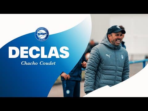 Chacho Coudet: "Damos a este partido la seriedad que merece" | Deportivo Alavés