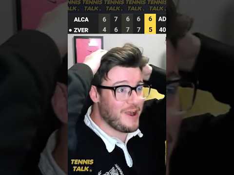 Alcaraz Denies Zverev in 5 Set Thriller! 🤯 #tennis