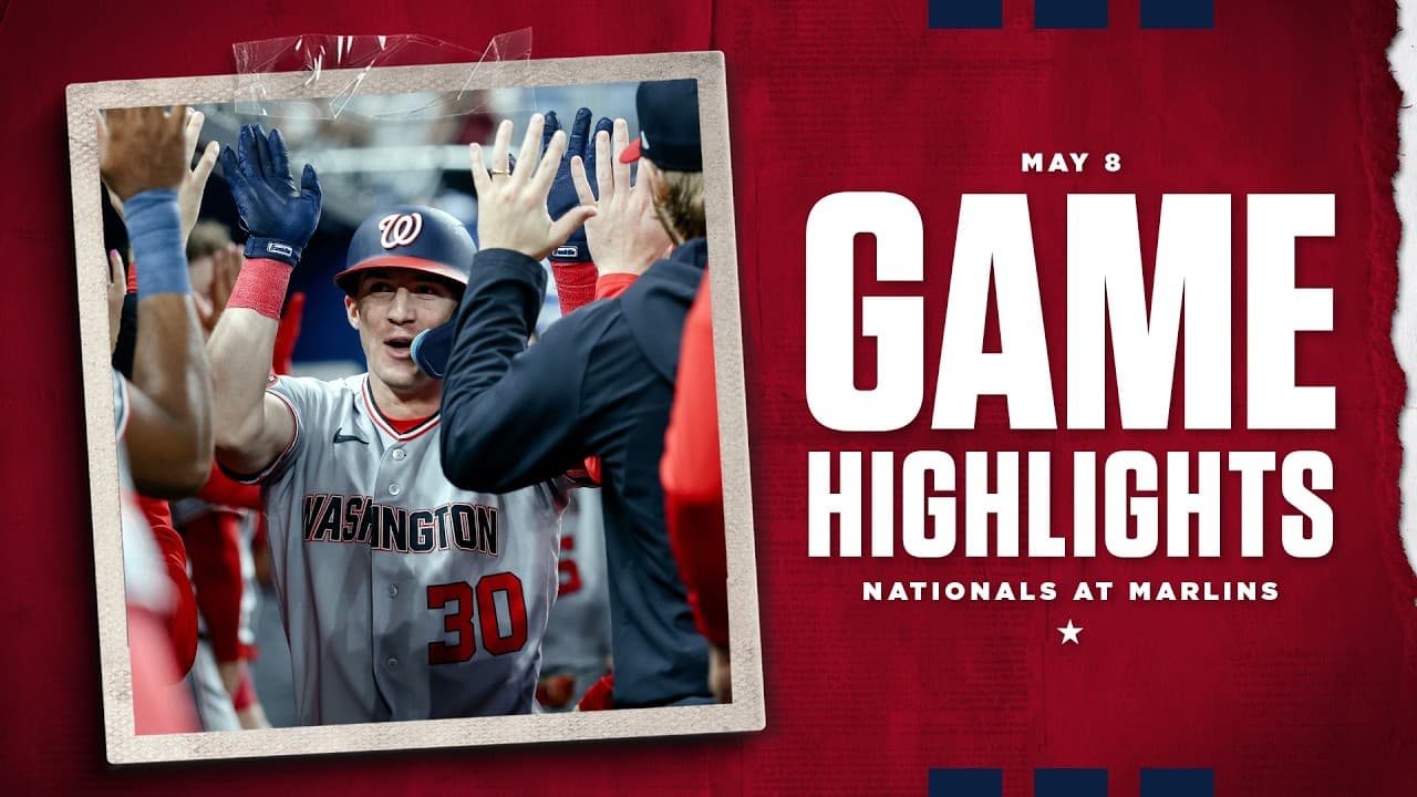Nationals vs. Marlins Game Highlights (5/8/26) | MLB Highlights