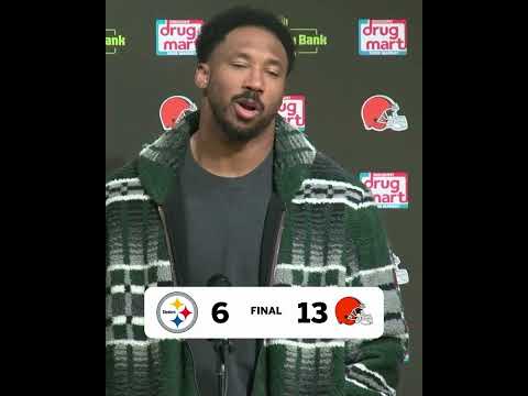 Myles Garrett says the Steelers’ plan 'came back to bite them' 😳