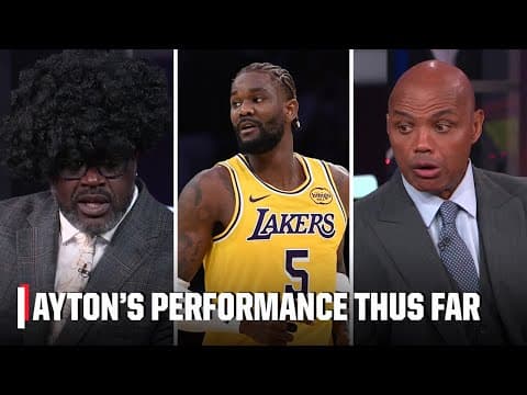 Shaq & Chuck are critical of Deandre Ayton's performance without LeBron & Luka | Inside the NBA