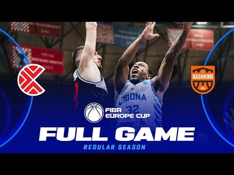LIVE - KK Cibona v BC Bashkimi | FIBA Europe Cup 2025-26 | Regular Season