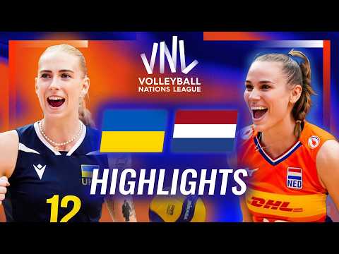 Ukraine 🇺🇦 vs. Netherlands 🇳🇱 - Highlights | Week 2 | Women's VNL 2026