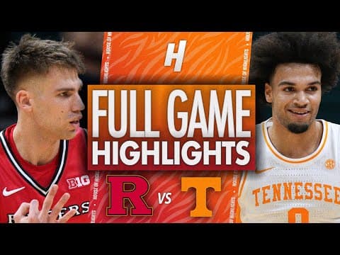 Rutgers vs Tennessee - FULL GAME HIGHLIGHTS | Players Era | November 24, 2025