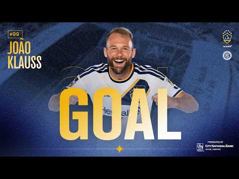 GOAL: João Klauss Scores His First LA Galaxy Goal in the 2nd minute!