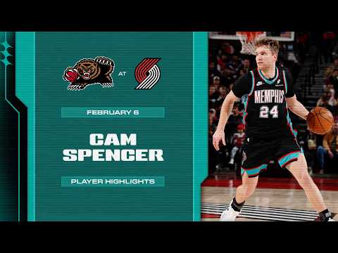 Cam Spencer Highlights vs  Portland Trail Blazers