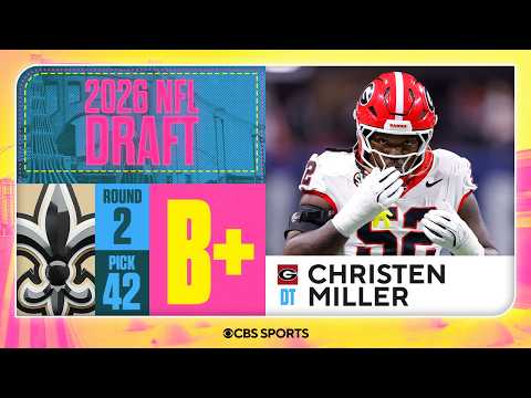 Saints select Christen Miller in Second Round, No. 42 overall | | 2026 NFL Draft Grades & Reaction