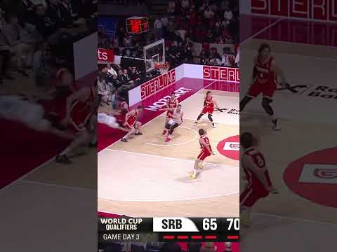 Osmani out there giving chasedown block lessons 🧱🚫 #FIBAWC