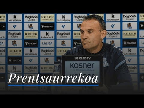 RUEDA DE PRENSA 13:30 | Sergio Francisco | Real Sociedad - Athletic Club