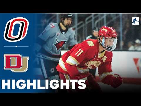 Omaha vs Denver | NCAA College Hockey | Highlights - February 14, 2026