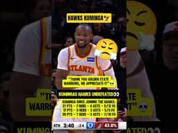 Hawks thanking Warriors for Kuminga💀