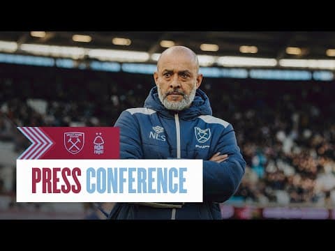 Nuno Espírito Santo's Press Conference | West Ham v Nottingham Forest F.C.