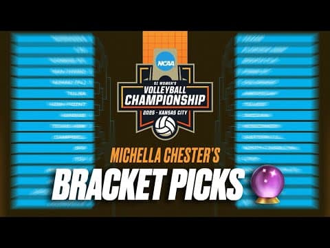 2025 NCAA volleyball bracket picks and predictions for every round