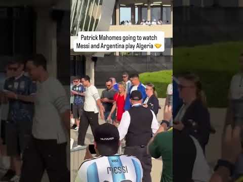 Patrick Mahomes going to watch the World Cup in Kansas City! (🎥 via @blake.aerni/IG)