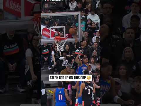 Steph really got 🆙😳 #spurs #nba #stephoncastle