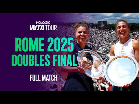 THE INCREDIBLE Title Defense 🏆 | Errani/Paolini vs. Kudermetova/Mertens | 2025 Rome Final Full Match