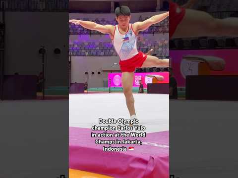 And the champ is back to #ARTWorlds2025 ✨#Gymnastics