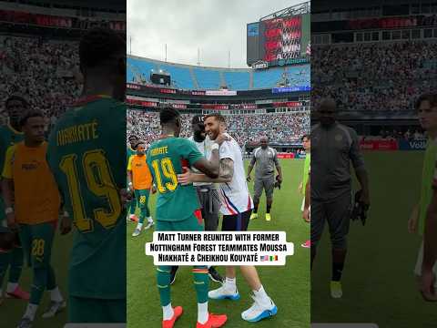 Matt Turner linked with his boys from Senegal🤝