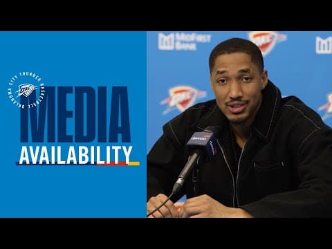 Aaron Wiggins on his teammates | Post Game Media | January 11, 2026