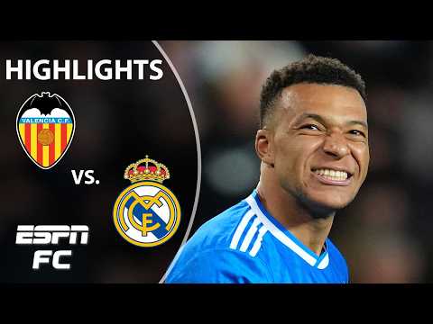 Valencia vs. Real Madrid | LALIGA Highlights | ESPN FC