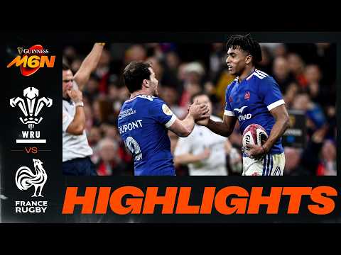 HIGHLIGHTS | Wales v France | The Grand Slam hopes are still alive! French rugby is another level!
