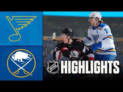 NHL Highlights | Blues vs. Sabres | November 06, 2025
