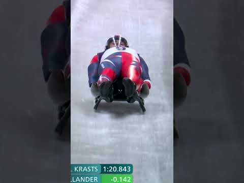 Insane speed is the rule in #Luge - blink and you'll miss it!