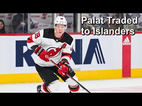Devils Trade Palat and Picks to Islanders for Tsyplakov