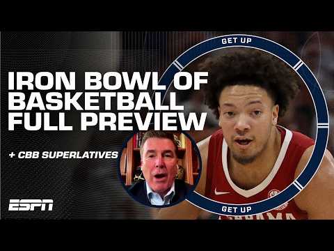 'SPECTACULAR SCENE!' 🔥 - Rece Davis previews No. 1 AUBURN vs. No. 2 ALABAMA 👀 | Get Up