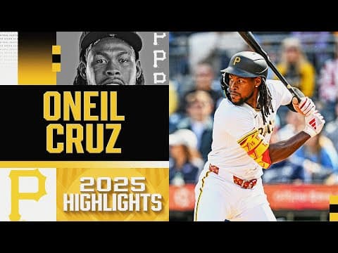 Oneil Cruz showed off the POWER and speed in the outfield for the Pirates in 2025! 💪