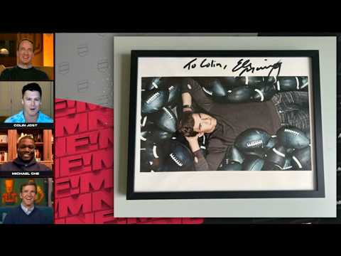 Colin Jost asked for Eli's autograph at SNL and Michael Che's 49ers fandom 😁 | ManningCast