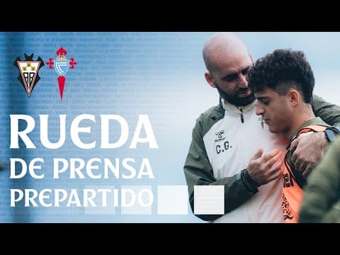 Rueda de prensa de Claudio Giráldez previa al UE Sant Andreu vs Celta
