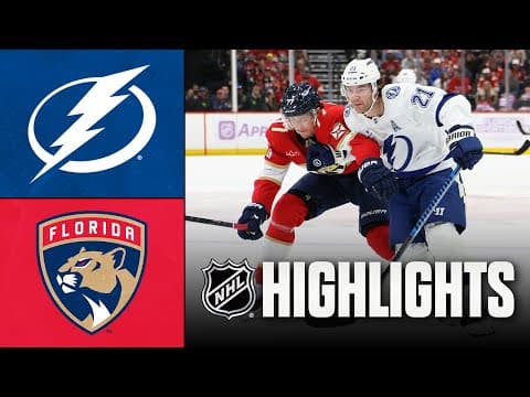 NHL Highlights | Lightning vs. Panthers | November 15, 2025