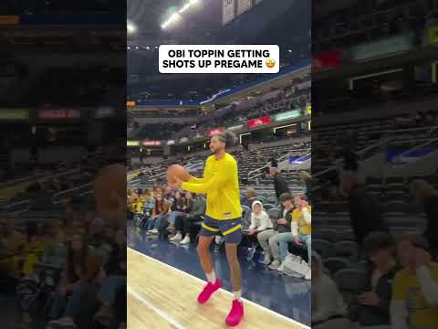 Obi Toppin Getting Shots Up Pregame 🔥