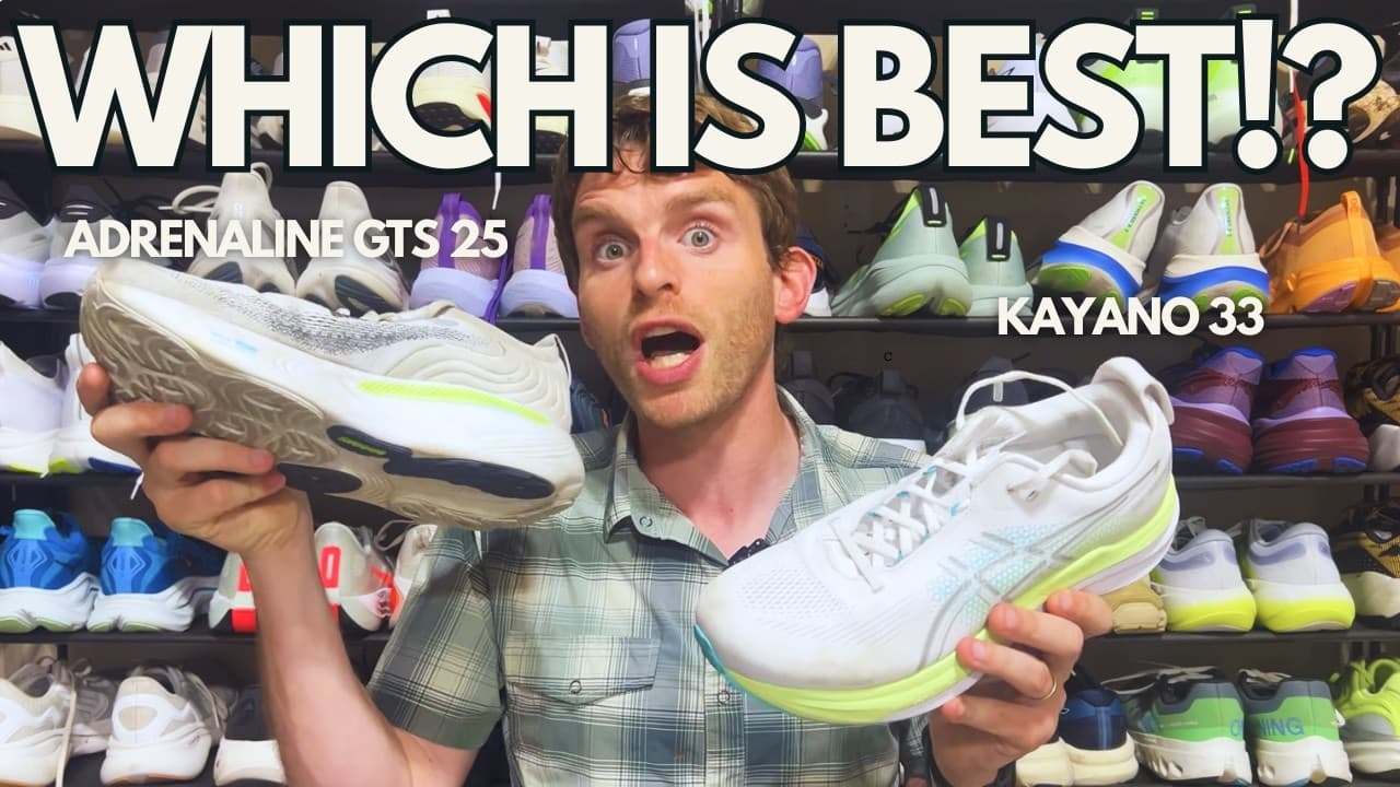 ASICS Gel-Kayano 33 vs. Brooks Adrenaline GTS 25 | Most Popular Stability Running Shoes 2026