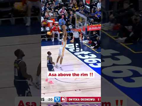 Defense to offense and Air Asa ✈️ #nba #hawks #asanewell