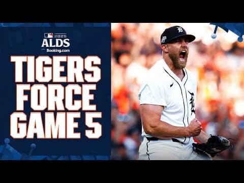 FINAL 3 OUTS: The Tigers bats come alive to force Game 5! 🐅