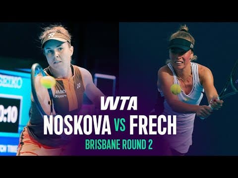 Magdalena Frech vs. Linda Noskova | 2026 Brisbane Round 2 | WTA Match Highlights