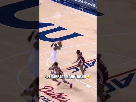 Jermaine O’Neal Jr. came outta nowhere 😱#smu #smumustangs #collegebasketball #accbasketball #cbb
