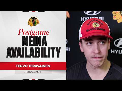 "It was a tight game." | Teuvo Teravainen Postgame 2.26.26