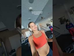 my right leg is buns rn 🥀 living on the elliptical