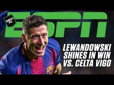 LALIGA REACTION 🍿 Lewandowski scores hat trick + Rayo Vallecano holds Real Madrid to draw | ESPN FC