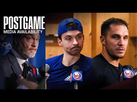 New York Islanders Postgame Availability | NYI 5 vs NYR 0 (11/08/25)