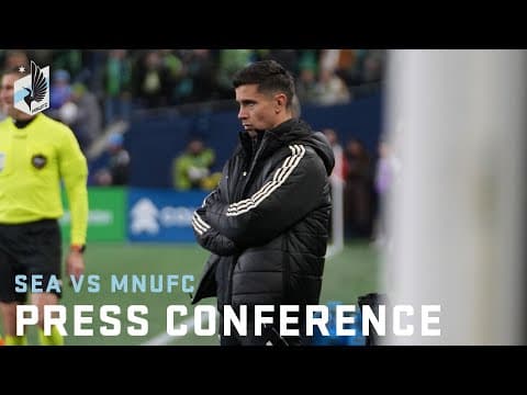 Postgame Presser: Seattle Sounders vs. MNUFC | November 3, 2025