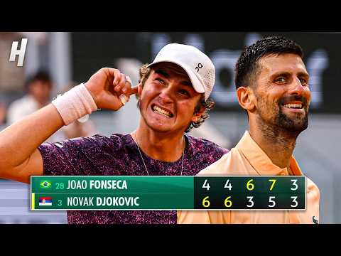 Djokovic vs Fonseca CRAZY FINAL SET ENDING 😱 Roland Garros 2026 🎾🔥