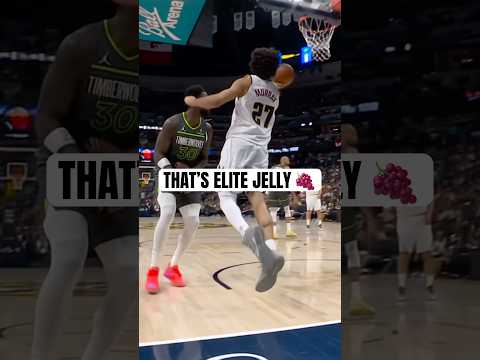 Jamal Murray with the smooth lay from under the basket